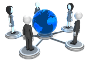 Animated gif sample: Business People Global Nodes