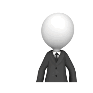 Businessman Figure Holding Out Custom Card | 3D Animated Clipart for  PowerPoint 