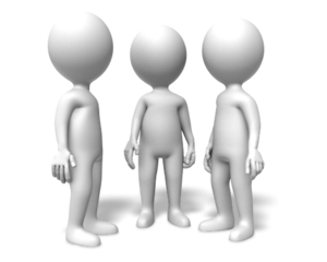 Animated gif sample: Team Of Three High Five