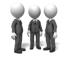 Animated gif sample: Businessmen Team High Five