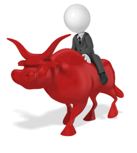 Animated gif sample: Businessman Ride Bull