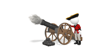 cannon fire clipart background