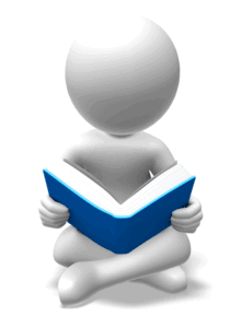 Animated gif sample: Sit A While Reading Book