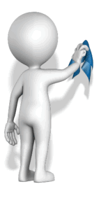Animated gif sample: Figure Cleaning With Cloth From Back