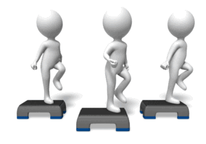 Animated gif sample: Aerobics Exercise Group Class