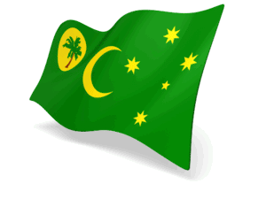 Animated gif sample: Cocos Keeling Islands Anim Flag