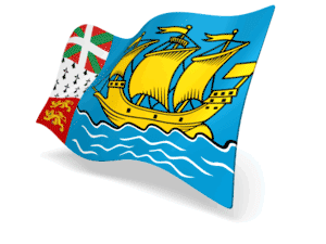 Animated gif sample: Saint Pierre And Miquelona Anim Flag