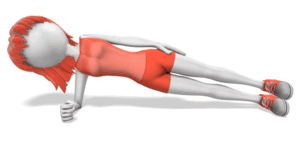 Woman Exercise Planking | 3D Animated Clipart for PowerPoint ...