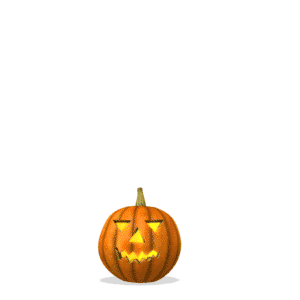 This PowerPoint Animations shows a preview of Ghost Out Of Pumpkin Holding Sign