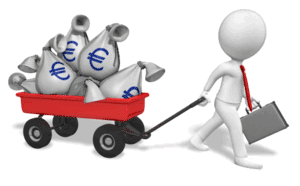 Animated gif sample: Business Money Load Euros
