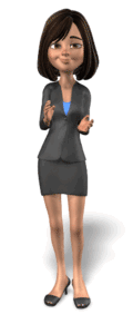 Animated gif sample: Talia Business Clapping