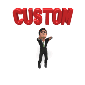 This PowerPoint Animations shows a preview of Business Man Out Of Reach Custom