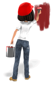 Animated gif sample: Talia Painting Sample Wall