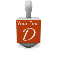 This custom design animation shows a dreidel spinning showing each side.&lt;br&gt;&lt;br&gt;You can customize each side of the driedel with your own text or image using our online customizer.