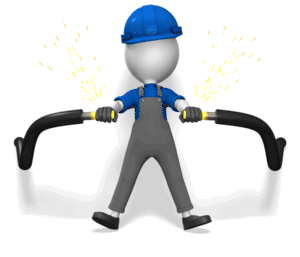 Animated gif sample: Work Safety Electrocute
