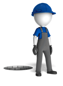 Animated gif sample: Worker Fall In Hole