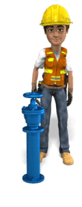 Animated gif sample: Worker Turn Wrench