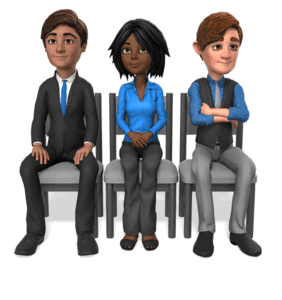 Animated gif sample: Business No Speak See Listen