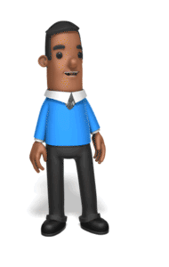 Animated gif sample: Biz Man Catch Golden Key