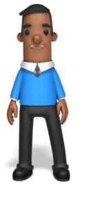 Animated gif sample: Biz Man Talking On Phone