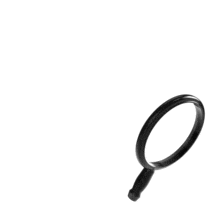 This animation shows a magnifying glass searching around.