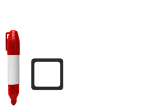 Animated gif sample: Marker Drawing One Check Marks