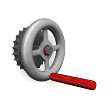 One Gear Rotating | 3D Animated Clipart for PowerPoint One Gear Rotating | 3D Animated Clipart for PowerPoint