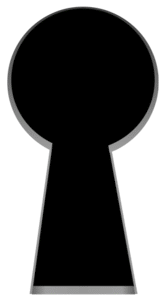 Animated gif sample: Keyhole Creepy Eye