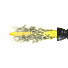 This 3D animation shows a rocket engine shooting out flames out its thruster.  Use this rocket animation inside PowerPoint, Google Slides, or Keynote.  Simply put on the rocket thruster animation on side of text, your logo, or an image to make it looked like it a rocket it propelling it forward.