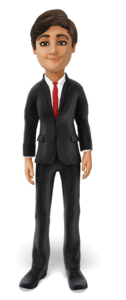 Animated gif sample: Business Man Emote Attention