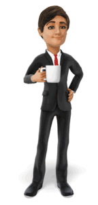 Animated gif sample: Business Grant Emote Coffee