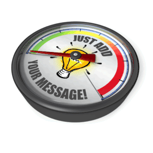 This PowerPoint Animations shows a preview of Custom Guage Meter Full