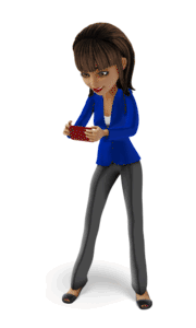 Animated gif sample: Kim Taking Pictures Smart Phone