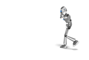 Animated gif sample: Retro Robot Pacing Frustrated