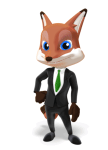 Animated gif sample: Business Fox Male Emote Appreciation