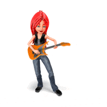 Kira Play Electric Guitar