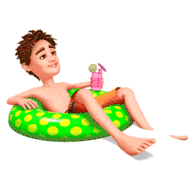 Young Woman Diving | 3D Animated Clipart for PowerPoint - PresenterMedia.com