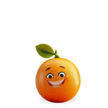 Download this Bouncing Orange Animation - A Playful and Nutritional Design element for presentations and media designs.