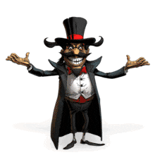 Download this Evil Villain Animation - To inject a malevolent vibe into your presentation slide or media design.