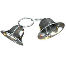 Download this animation of two bells ringing to add as an attention grabbing element to your presentations and media designs.