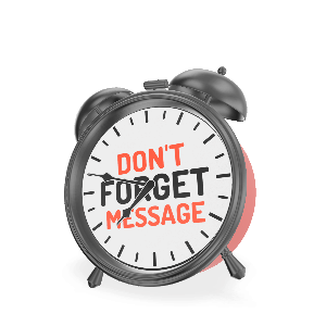 A vintage 3D alarm clock clipart image with editing tools to customize the design and make it your own.