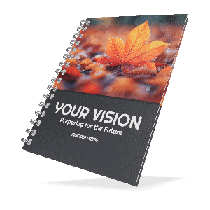 Edit the design area on this this floating binder animation with editing tools to customize the design and make it your own.