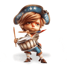 The Revolutionary Drummer Animation - A Symbol of Valor