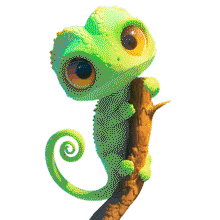 Download this Color Changing Chameleon Animation as a visual design for versatility and adaptability.