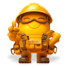 Download this Yellow Safety Emoji Animation to visually emphasizing caution and safety in your presentation and media designs.