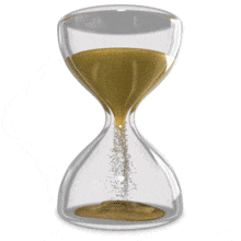 Download this hourglass time running out animation symbolizing time&#039;s passage and urgency.