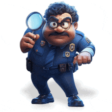 Download this animation representing the relentless pursuit of truth and justice, symbolizing a detective&#039;s commitment to solving mysteries.