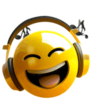 Download this animated clipart that captures the joy and escapism music provides, symbolizing the uplifting power of an auditory experience.