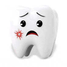 Download this Sad Tooth Cavity Animation Motion Clip to show dental health importance