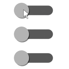 Download this animated clipart symbolizing the activation of digital features, settings, or services within an interface.